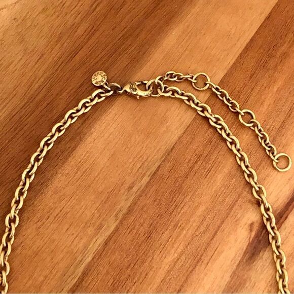 J.Crew | Tortoiseshell Rhinestone Statement Necklace | 18” Adjustable - Picture 4 of 4